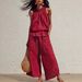 Summer Casual Women's Clothing Set Style Cotton And Linen Sleeveless Ruffled Wide Leg Pants Two Piece_ecoleips.com