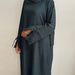 Modest Abaya Dress Women's Plus Size Solid Color Casual Robe Fashion England Style Polyester Spring/Autumn Summer Wear_ecoleips.com