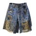 Women's Clothing High Waist Denim Shorts Women Summer New Slim Fit Versatile Ripped Tassel Hot Pants Trend_ecoleips.com
