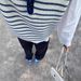Korean-style Blue Striped Lapel Knitted Vest Women, Suitable Early Autumn, Layered Wear For Petite Figures, Sleeveless_ecoleips.com