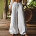 Women's Solid Color Casual Loose Pants Autumn Fashion Wide Leg Elastic Waist Literary Style with Pockets European American Cross Border 2026_ecoleips.com