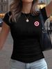 Women Trend Ultra-Short T-Shirt Top Printed Elegant Women's Clothing - Y2K-5_ecoleips.com