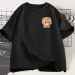 Panda Bear Bubu Dudu Fashion Funny Couple T-shirt Women Fashion Casual Sleeve Clothing Harajuku Short Sleeve Casual_ecoleips.com