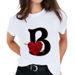 Women's Tops Hot-selling Cross-border Supply Rose Pattern Combination Simple Print Round Neck Vintage Loose T-shirt_ecoleips.com