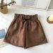 High Waist Woolen Autumn Winter New Black Wide Leg Pants Slimming Spring Outer Wear Loose Casual Boot Shorts For_ecoleips.com