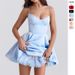 Women's Clothing Sexy Princess Puffy Sleeveless Dress High Waist Backless Street Style Polyester Short Skirt Fashion Dress_ecoleips.com