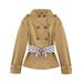 Women’s Clothing New Spring And Autumn Style Fashion British Style Printed Scarf Short Windbreaker Female Jacket_ecoleips.com