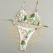 Women's Sexy Color Blocked Leopard Print Bikini Swimsuit European American Style Swimwear_ecoleips.com