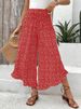 K New Arrival Casual Polka Dot Loose High-Waisted Flared Pants With Waist Cinching For A Slimming Effect_ecoleips.com
