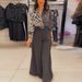 Elegant V-Neck Top With Floral Print Wide-Leg Pants Set – Stylish Two-Piece Outfit For Women Versatile Fit_ecoleips.com
