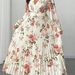 Elegant Plus Size Floral Print V-Neck Ruffle Dress – Romantic Long Sleeve A-Line Maxi Dress For Women_ecoleips.com