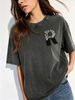 Women's Oversized Vintage Streetwear T-Shirt, Short Sleeve Summer Basic_ecoleips.com