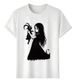 Women's T-Shirts Tshirt Muscle Freaks Witch Goat Style Gothic Art_ecoleips.com