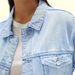 Women's Light Blue Washed Denim Jacket Loose Fit Drop Shoulder Short Versatile Top Factory Direct Wholesale_ecoleips.com