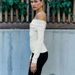 AC425 European And American Cross-border 2024 New Product Sexy Hot Girl Off-shoulder Slim-fit Versatile_ecoleips.com