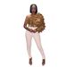 Women’s Clothing Oblique Shoulder Lotus Short Top Fashion Solid Color New Women_ecoleips.com