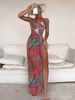 Fashionable 3-Piece Swimsuit Set – Sexy Printed One-Piece With Skirt & Bikini, European & American Style_ecoleips.com