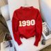 Women's Clothing V Neck Knit Sweater Autumn Casual Fashion Stylish Relaxed Fit Polyester Acrylic Spring Pullovers_ecoleips.com