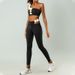 Yoga Suit Women's Quick Drying High Elastic Chest Wrap Shockproof Running Fitness Sports High Waisted Trousers Two Piece Suit_ecoleips.com