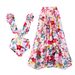 Women's Clothing Two-Piece Swimsuit Bohemian Printed Maxi Dress Sexy Vacation Swimwear Polyester Regular Fit_ecoleips.com