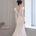 Women's Clothing Lace Fishtail Dress High End Small Tail Wedding Dress_ecoleips.com