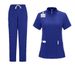 Women's ClothingHot Selling Plus Size Unisex Doctor And Nurse Washing Clothes Nurse Uniform Solid Color Stand Collar Design Suit_ecoleips.com