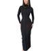 Women's Clothing Current Supply Autumn New Fashion Solid Color Tight Sheath Long Sleeve Elegant Knitted Women Dress_ecoleips.com