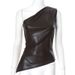 2026 New Sweet Cool European And American Style Zipper Leather Vest Women, Slim Fit, Slimming Black Top For Summer_ecoleips.com