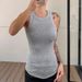 Solid Basic Tank Soft Top For Women Summer Outfits Tight Sexy Round Neck Tank Top Knitted Bottom Shirt Sleeveless Top Outerwear_ecoleips.com