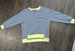 Women's Colorful Stripe V-Neck Sweatshirt - Relaxed Fit Athletic Pullover For Fall And Winter, Soft Casual Loungewear With Modern Pattern Design_ecoleips.com