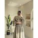 Verve 2025 Spring New Women's Muslim Solid Color Elegant And Generous Skirt Fashion Set_ecoleips.com