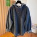 UNMUN High-end Gray Hooded Half-zip Sweatshirt For Women, Autumn/winter 2025 New Style, Loose, Mid-length, Covers The_ecoleips.com