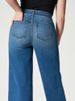 K Fashion Women's Wide Leg Mid Waist High Elastic Waisted Jeans_ecoleips.com