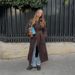 Classic Double-Breasted Long Wool Blend Coat, Oversized Trench Coat For Women, Fall Winter Casual Outerwear (Gray/Brown)_ecoleips.com