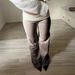 DiYun European And American Casual Vacation Striped Waist-Tied Long Pants Women's Clothing 2025_ecoleips.com