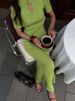 Tossy Knit Hollow Out Lace-Up Dress Female Ribbed Short Sleeve Patchwork High Waist Elegant Long Dress Women's Knitwear Dress_ecoleips.com