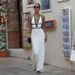 Women’s Clothing Autumn And Winter Women's Clothing New Fashion Contrast Color V Neck Halter Neck Lace Up Backless Knitted Dress_ecoleips.com