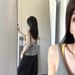 Grey Sleeveless Camisole Top for Women Backless Design Stylish Layering Inner Wear New 2026 Style_ecoleips.com