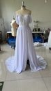Women’s Clothing Simple Light Wedding Dress New Slim One Shoulder Slit Bride Trailing Out Of The Gauze Travel Shoot Slim_ecoleips.com