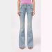 Women's Clothing Waist Jeans For Women Street Hotties Slim Fit Straight Flared Floor Length Trousers_ecoleips.com