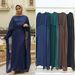 Loriya 2025 Slim Waist Elegant Long Robe Two-Piece Set LR860+LR920_ecoleips.com