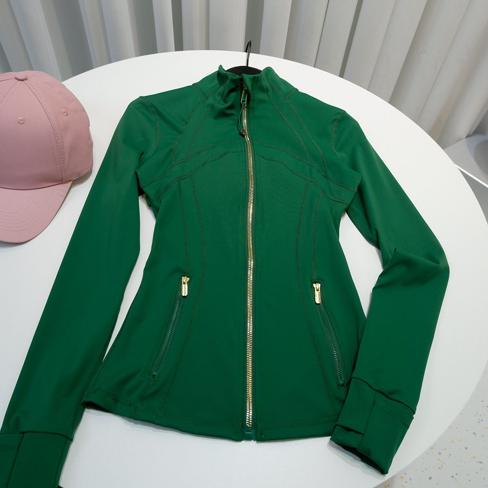 Women's Clothing Twilight Rose Gold Non-Mesh Stand Collar Jacket Generation 3 Women's Slim Fit Sports Fitness Yoga Wear Thin Coat_ecoleips.com