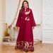 New 2026 Women's Ethnic Tribal Robe Loose Jalabiya Dress Embroidered Fashionable And Elegant Cross Border Muslim Fashion Clothing_ecoleips.com