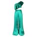 Women's Two Piece Set Off Shoulder Backless Ruffled Top Wide Leg Pants Casual Fashion Full Length Polyester_ecoleips.com