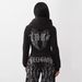 Women's Rhinestone Detail Drawstring Low Waist Straight Leg Sweatpants Casual European American Style Fashion Set_ecoleips.com