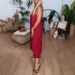 Women's Clothing Golden Sun Print Long Vest Dress For Women Elegant Casual Maxi Dress_ecoleips.com