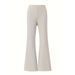 Aria Basics Cross-Border European And American Women's Fashion In-Stock Casual Straight-Leg Yoga Slim Fit Flared Long Pants_ecoleips.com