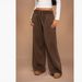 Women's Clothing Elasticated Fleece Lined Loose Wide Leg Sports Casual Long Pants Autumn/Winter Sweatpants_ecoleips.com