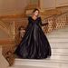 New Arrival Sexy Deep V Neck Big Swing Floor Length Trailing Long Evening Dress For Formal Banquet Party_ecoleips.com