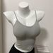Korean Style Detachable Padded Camisole Sexy Short Bodysuit for Women Versatile Fashionable Top_ecoleips.com